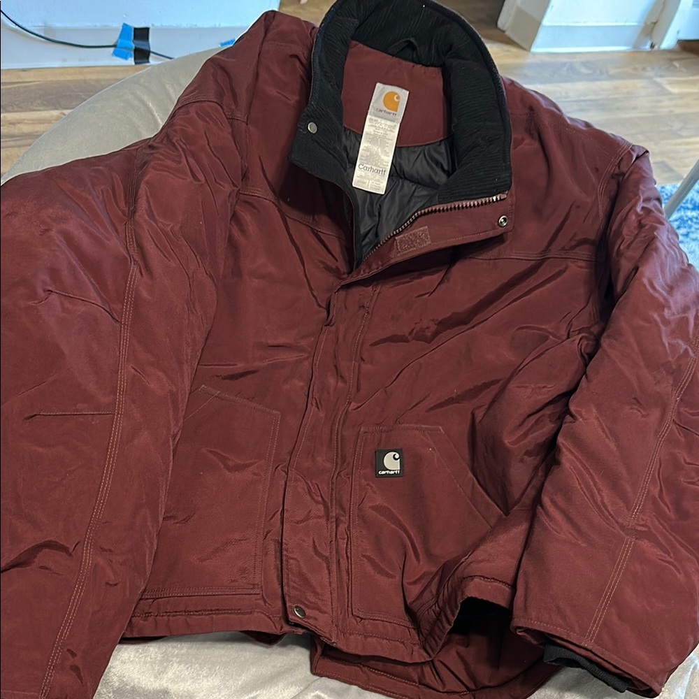 Carhartt Men's Burgundy Jacket